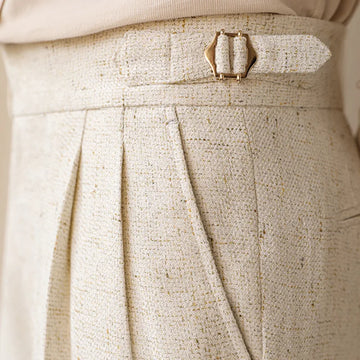 Aidase Top Quality Casual High Waist Straight Leg Trouser For Men Winter Paris Button Trouser Business Naples Gentleman Suit Pants aidase-shop